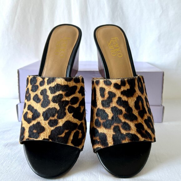 Franco Sarto Slip On Wedge Shoes, McKenna, Cheetah Print, Size 8.5, Like New! - Picture 6 of 12